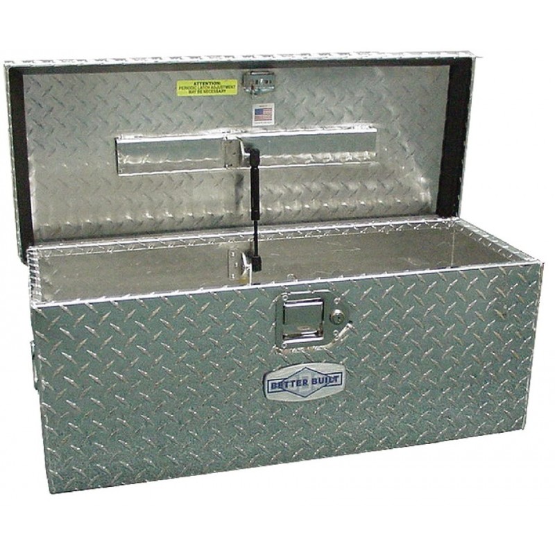 Better Built Crown Series 20-in Silver Aluminum Lockable Tool Box