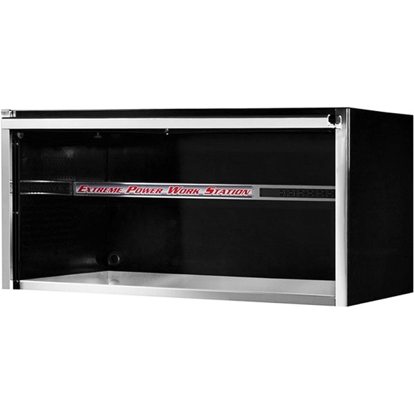 Extreme Tools EX Professional Series 55 In. Fully-Assembled Extreme Power Workstation 174 Hutch, Black