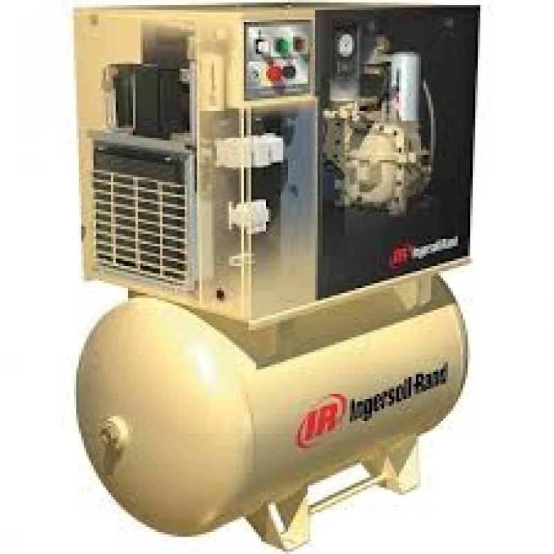 Ingersoll Rand Rotary Screw Compressor w/Total Air System - 230 Volts, 1-Phase, 7.5 HP, 28 CFM